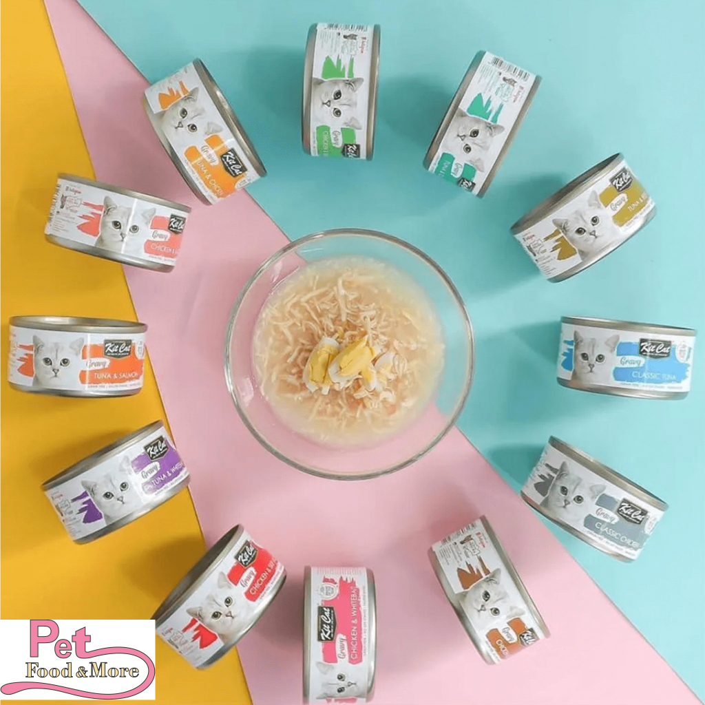 KITCAT GRAVY 70gr  - PATE DẠNG SỐT CAO CẤP CHO MÈO HỘP 70G
