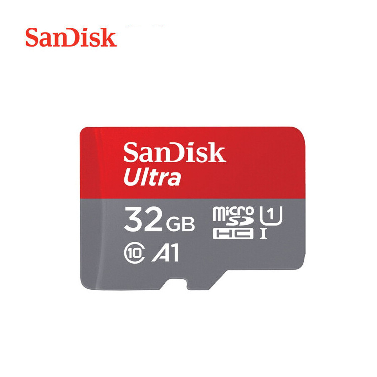 Thẻ nhớ SanDisk Micro 120MB/s 32GB/64GB/128GB Thẻ nhớ SD 256G cho điện thoại di động và máy tính