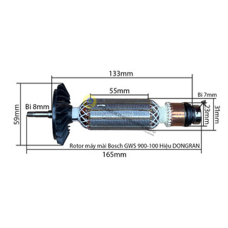 Rotor máy mài góc bosch gws 900-100 thương hiệu dongran 100% dây đồng