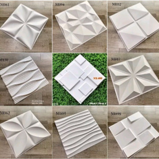 Tấm nhựa ốp tường PVC 3D giá tốt , không có keo sẵn .
