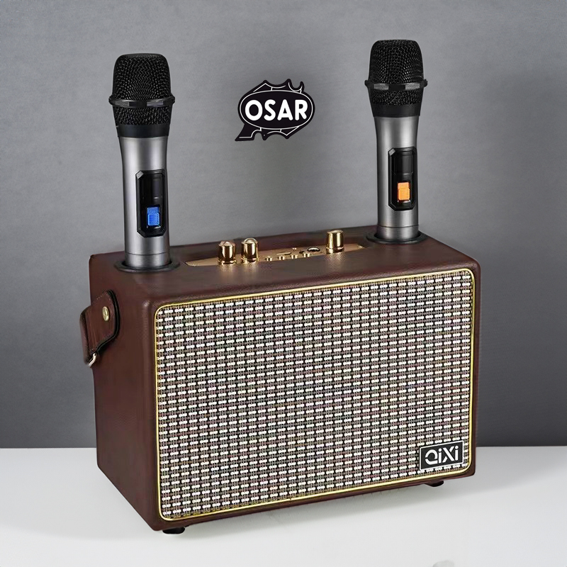 Loa Bluetooth karaoke SK 2036 nhiều màu - Loa Bluetooth karaoke xách tay di động KIMISO T1S