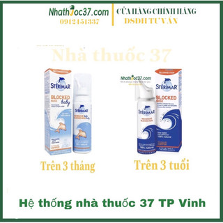 Xịt mũi Sterimar Hypertonic giảm nghẹt mũi cho trẻ em trên 3 tháng và người lớn