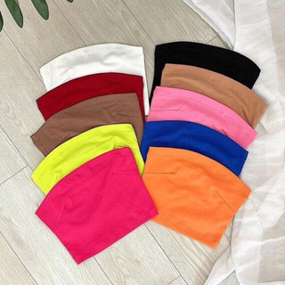 Áo ống borip cotton trơn - cc bikinishop