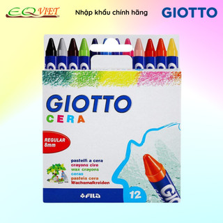 Bút sáp màu nhập khẩu italy giotto cera 8mm hộp 12 màu 281200