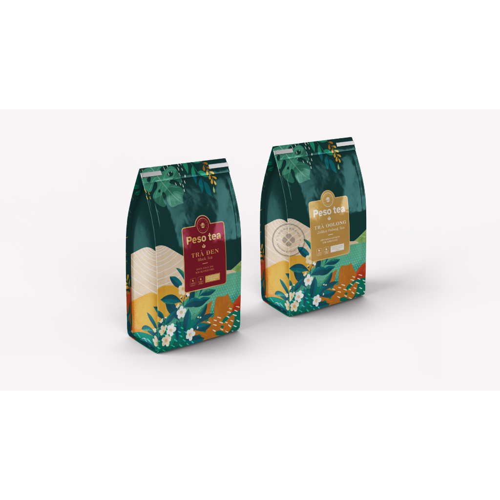 Trà Peso Đen 600gr/ Ô long 500gr/ Xanh Lài 600g