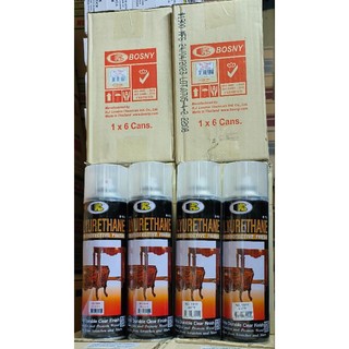 Sơn xịt bóng gỗ Pu Polyurethane Bosny