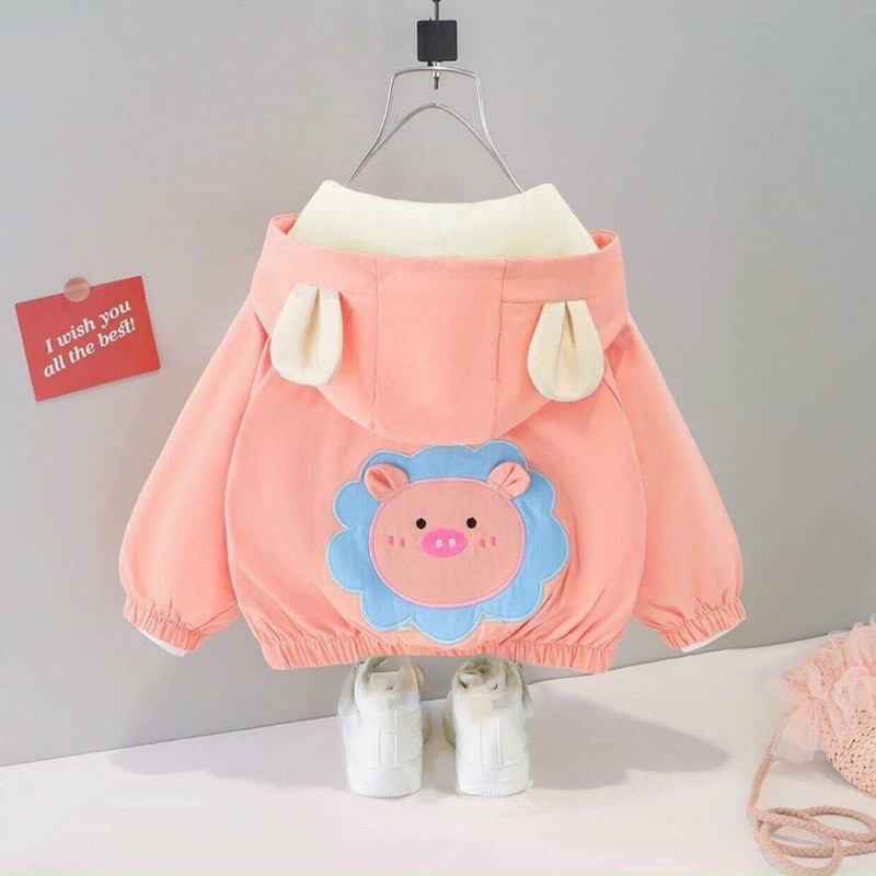 Ms05 Áo o khoác gió cho bé 2 lớp ,chất vải siêu đẹp cản gió giữ ấm cơ thể cho bé yêu
