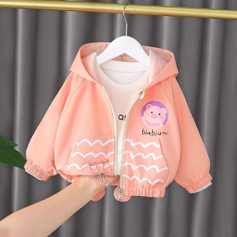 Ms05 Áo o khoác gió cho bé 2 lớp ,chất vải siêu đẹp cản gió giữ ấm cơ thể cho bé yêu