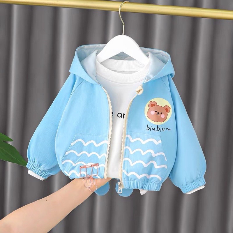 Ms05 Áo o khoác gió cho bé 2 lớp ,chất vải siêu đẹp cản gió giữ ấm cơ thể cho bé yêu