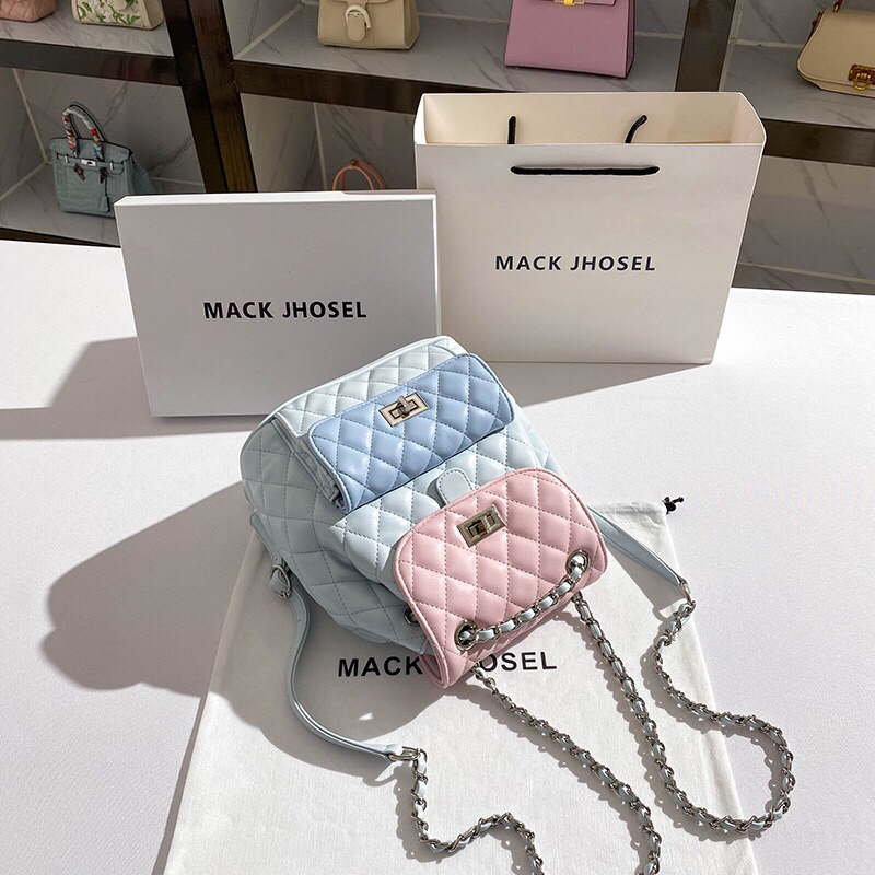 Balo da màu pastel thời trang