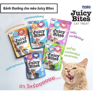 Bánh thưởng cho mèo Juicy Bites gói 11,3g (Inaba Thái Lan)