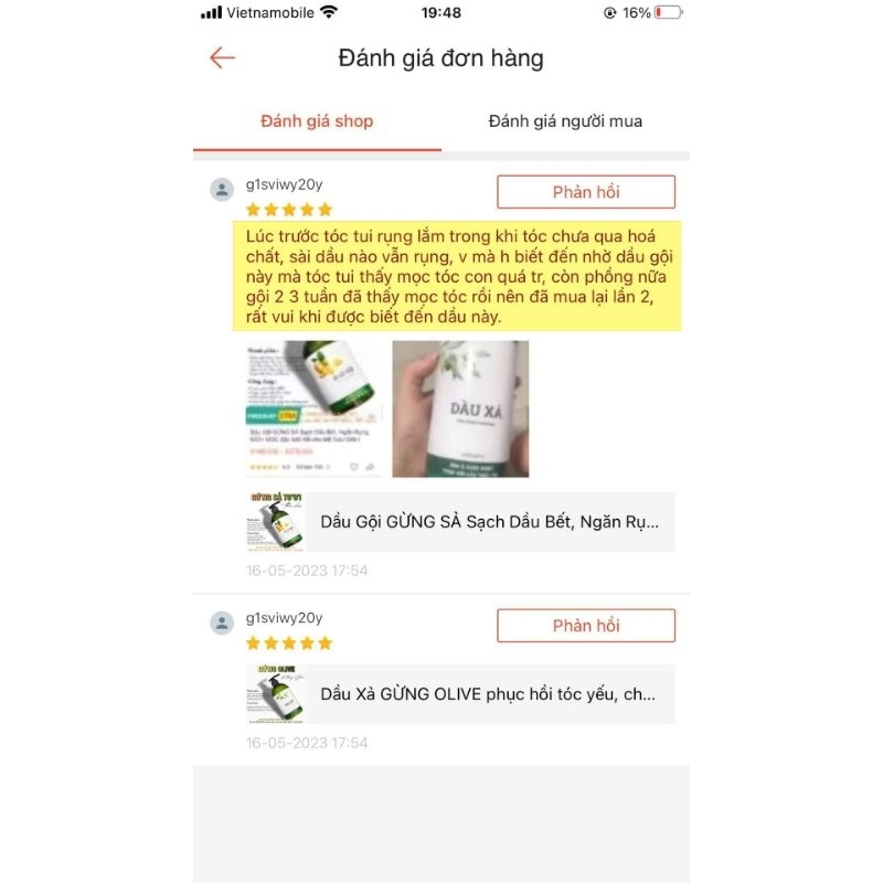 𝐃ầ𝐮 𝐗ả Gừng Oilve 𝐩𝐡ụ𝐜 𝐡ồ𝐢 𝐭ó𝐜 𝐤𝐡ô 𝐬ơ 𝐜𝐡ẻ 𝐧𝐠ọ𝐧.🎁Tặng kèm 1 kẹp tóc