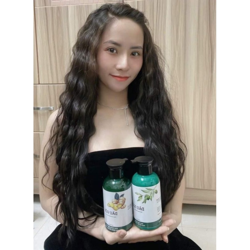 𝐃ầ𝐮 𝐗ả Gừng Oilve 𝐩𝐡ụ𝐜 𝐡ồ𝐢 𝐭ó𝐜 𝐤𝐡ô 𝐬ơ 𝐜𝐡ẻ 𝐧𝐠ọ𝐧.🎁Tặng kèm 1 kẹp tóc