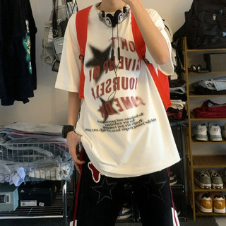 FOCUS local brand Áo thun trắng unisex vintage thời trang nữ oversize tee 100%cotton