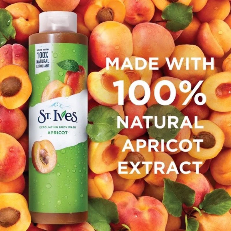 Sữa Tắm Tẩy Da Chết Hương Mơ St.ives Exfoliating Body Wash Apricot 473ml
