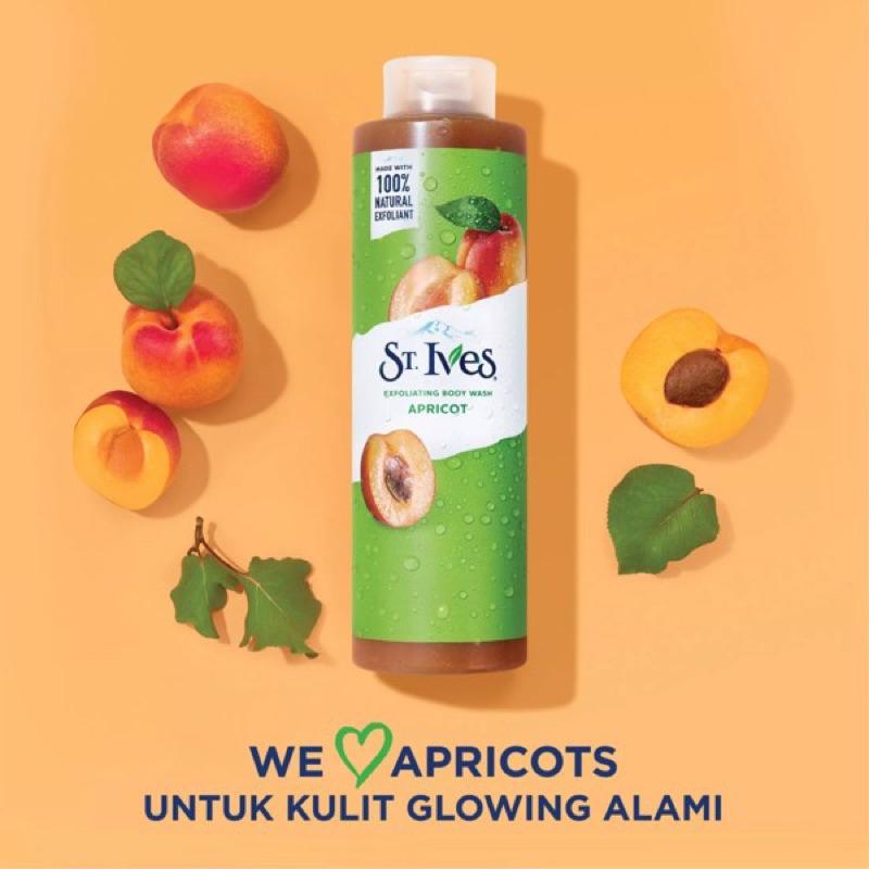 Sữa Tắm Tẩy Da Chết Hương Mơ St.ives Exfoliating Body Wash Apricot 473ml