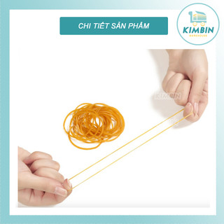 [Combo: 1kg] Dây thun vàng, nhỏ, trung, lớn - KIMBIN