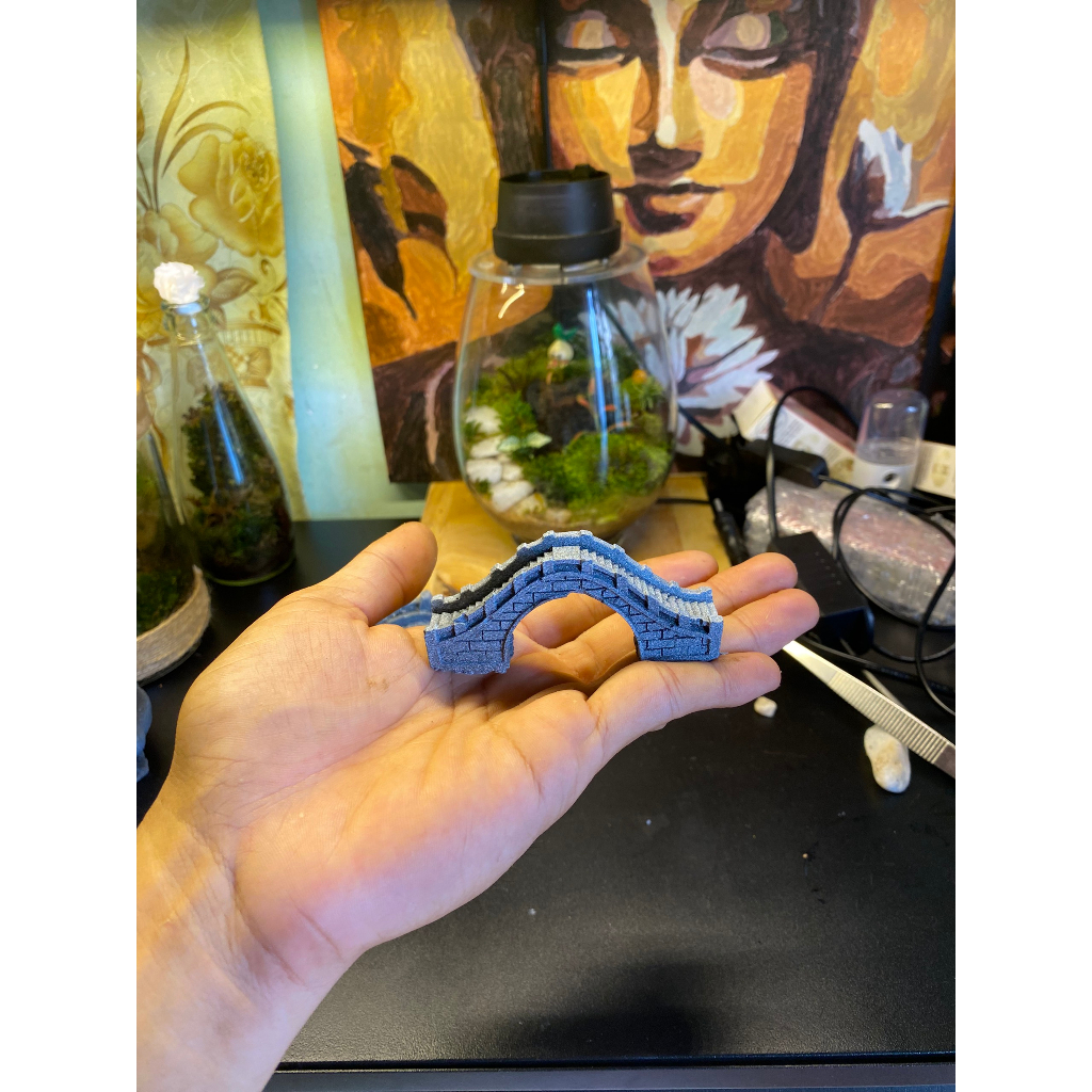 Bộ Cầu Giả Đá 4 Size Mini Trang Trí Terrarium, Tiểu Cảnh