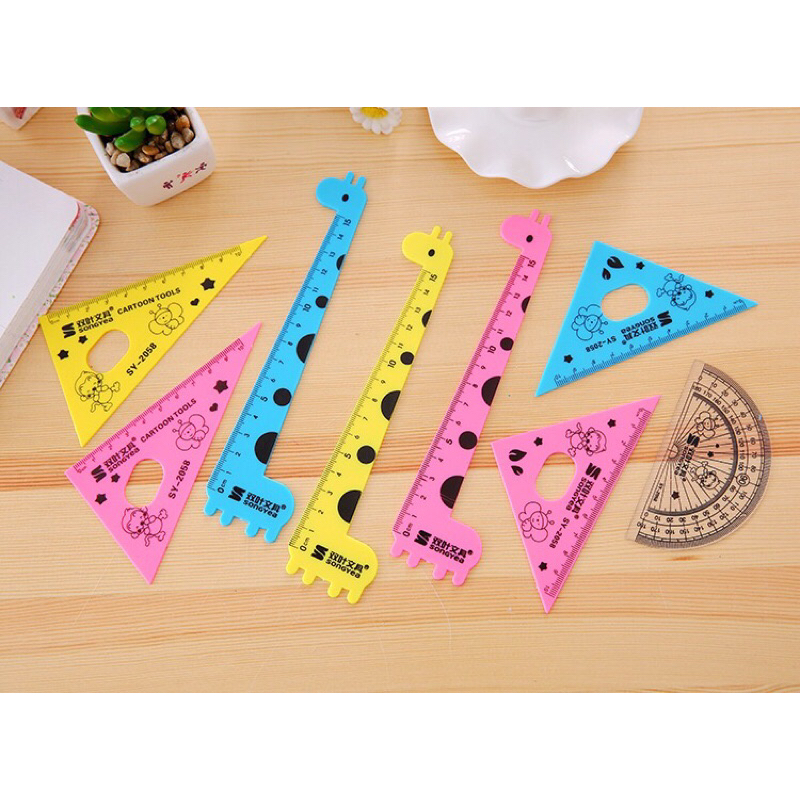 Thước voi/ hươu cao cổ nhiều màu đáng yêu