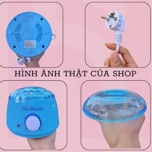 CHÍNH HÃNG Nồi nấu sáp wax pro 100 nấu sáp wax nóng tại nhà hay spa