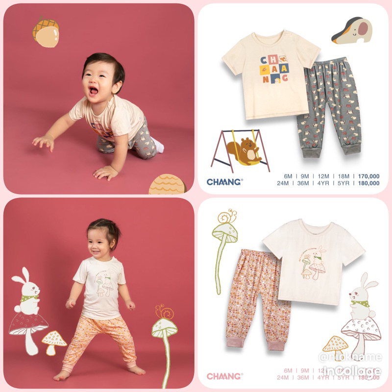 Chaang Bộ cúc vai Park AW2022D10