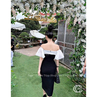 ĐẦM MIDI BẸT VAI XẺ ĐÙI