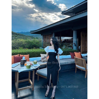 ĐẦM MIDI BẸT VAI XẺ ĐÙI