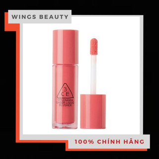 3CE - Má kem có nhũ Sheer Liquid Blusher