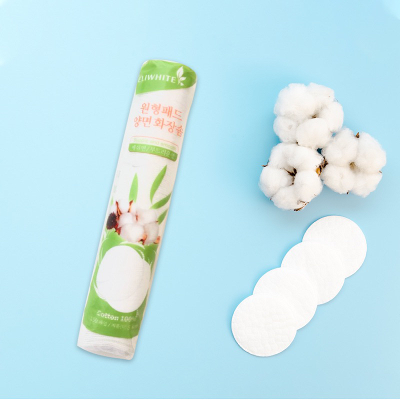 Bông Tẩy Trang EliWhite Hàn Quốc 150 miếng