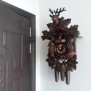 Đồng Hồ Cuckoo Của Đức Máy Cơ Họa Tiết Thợ Săn Nai