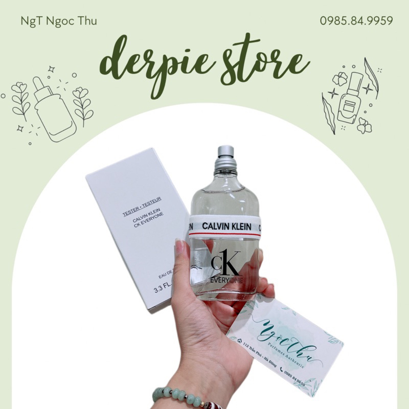 Nước hoa unisex Calvin Klein Everyone EDT - mùi cam, trà xanh thơm mát mùa hè