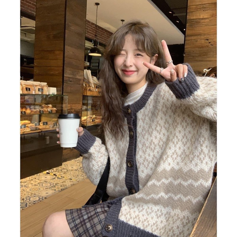 Áo len cadigan dáng tiểu thư hot hit sale rẻ