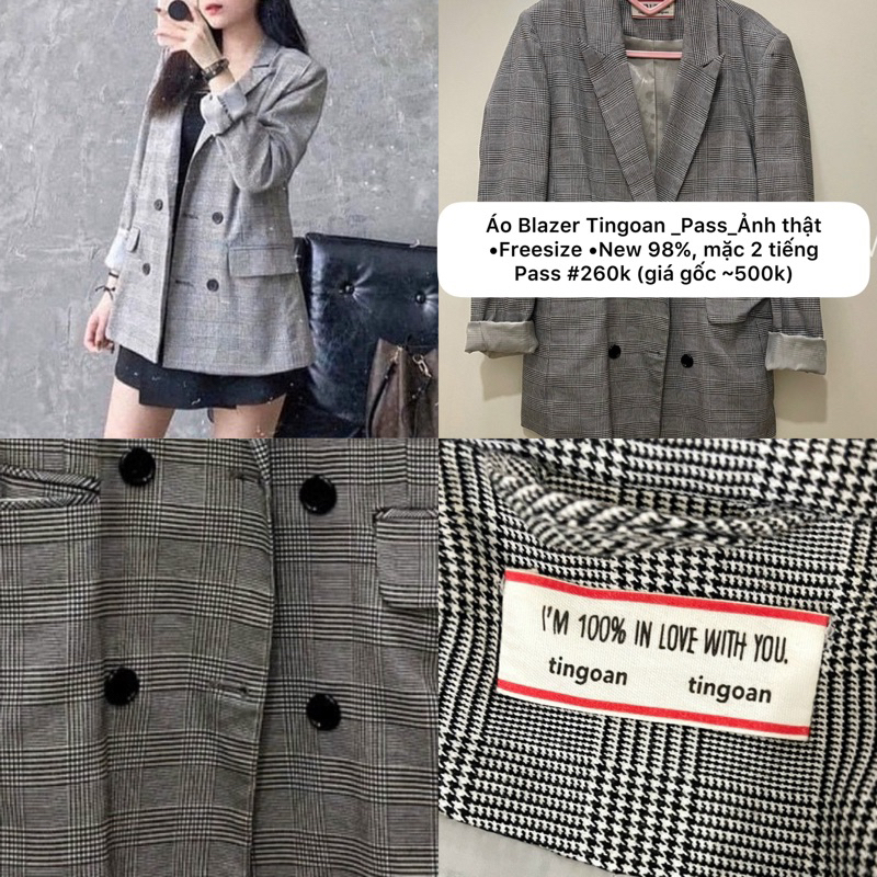 Áo Blazer TiNgoan_Pass_Ảnh thật