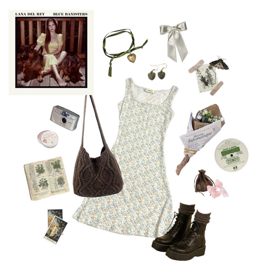 Euryphaessa | N08 Flora Dress | Váy Hoa Nhí 2 Dây Coquette Y2K