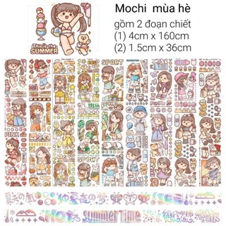 Chiết washi tape Mochi mùa hè