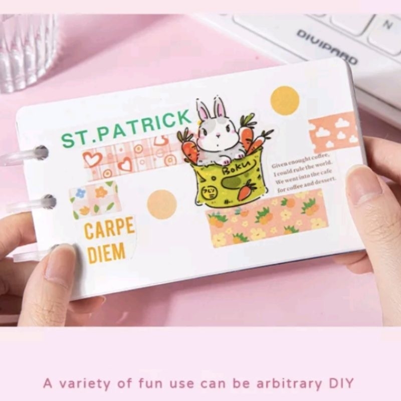 Chiết băng keo trang trí washi tape nhiều màu
