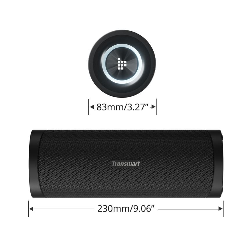 Loa Bluetooth Tronsmart T6 Pro 45W Chống nước IPX6 Ghép nối 2 loa, Led RGB đẹp mắt, sản phẩm chính hãng