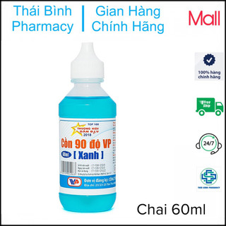 Cồn xanh 90 độ vĩnh phúc chai 60ml