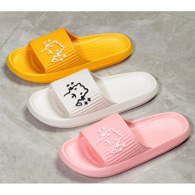 Dép quai ngang đúc liền hình con mèo đi trong nhà, đi chơi, văn phòng