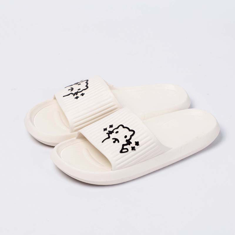 Dép quai ngang đúc liền hình con mèo đi trong nhà, đi chơi, văn phòng