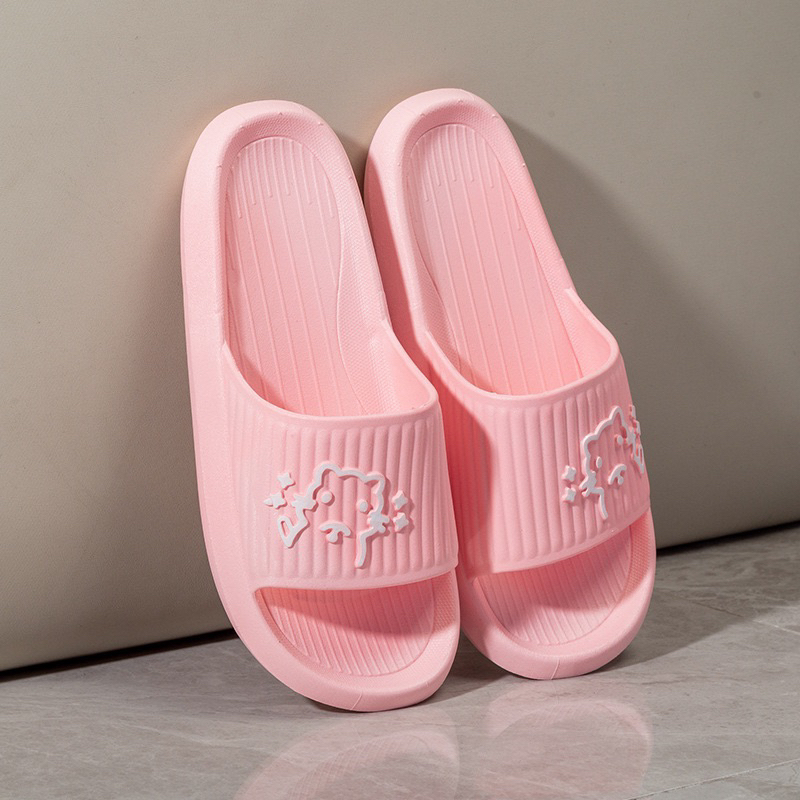 Dép quai ngang đúc liền hình con mèo đi trong nhà, đi chơi, văn phòng