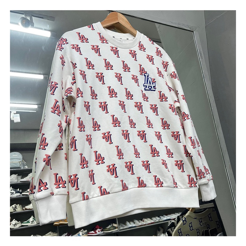 [CHÍNH HÃNG] ÁO SWEATSHIRT UNISEX TAY DÀI CLASSIC MONOGRAM ALLOVER (3AMTM0231)