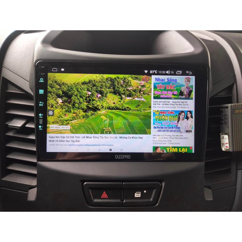 Màn hình ô tô Oled A3 , sim 4G, ram2/32, tặng Vietmaps1