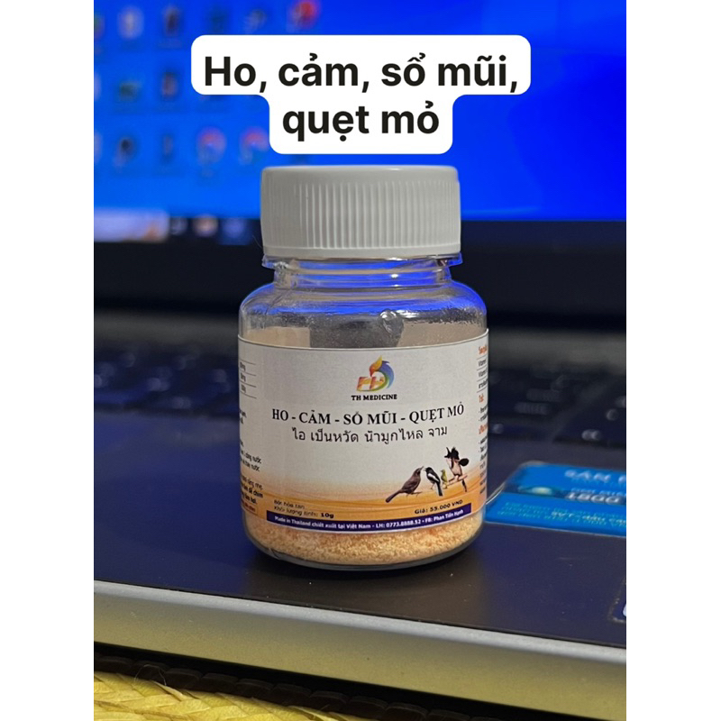 Ho, cảm, sỗ mũi, quẹt mỏ dành cho chim, chào mào, hoạ mi, khứu Phan Tiến Hạnh