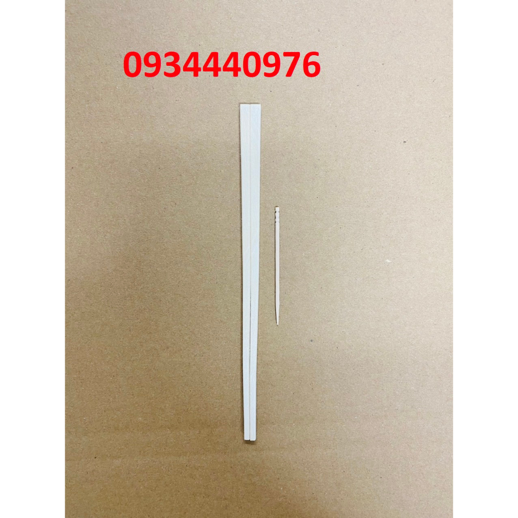 100 đôi đũa tách opp,đũa dùng 1 lần loại ngắn 18cm có tăm