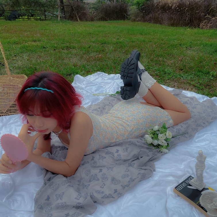 Euryphaessa | N08 Flora Dress | Váy Hoa Nhí 2 Dây Coquette Y2K