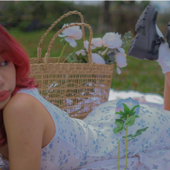 Euryphaessa | N08 Flora Dress | Váy Hoa Nhí 2 Dây Coquette Y2K