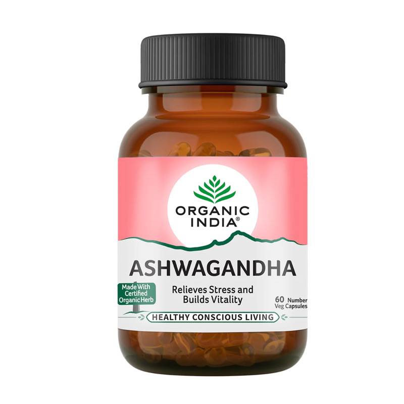 Sâm Ấn Độ Ashwagandha Organic India tăng cường sinh lực 60v