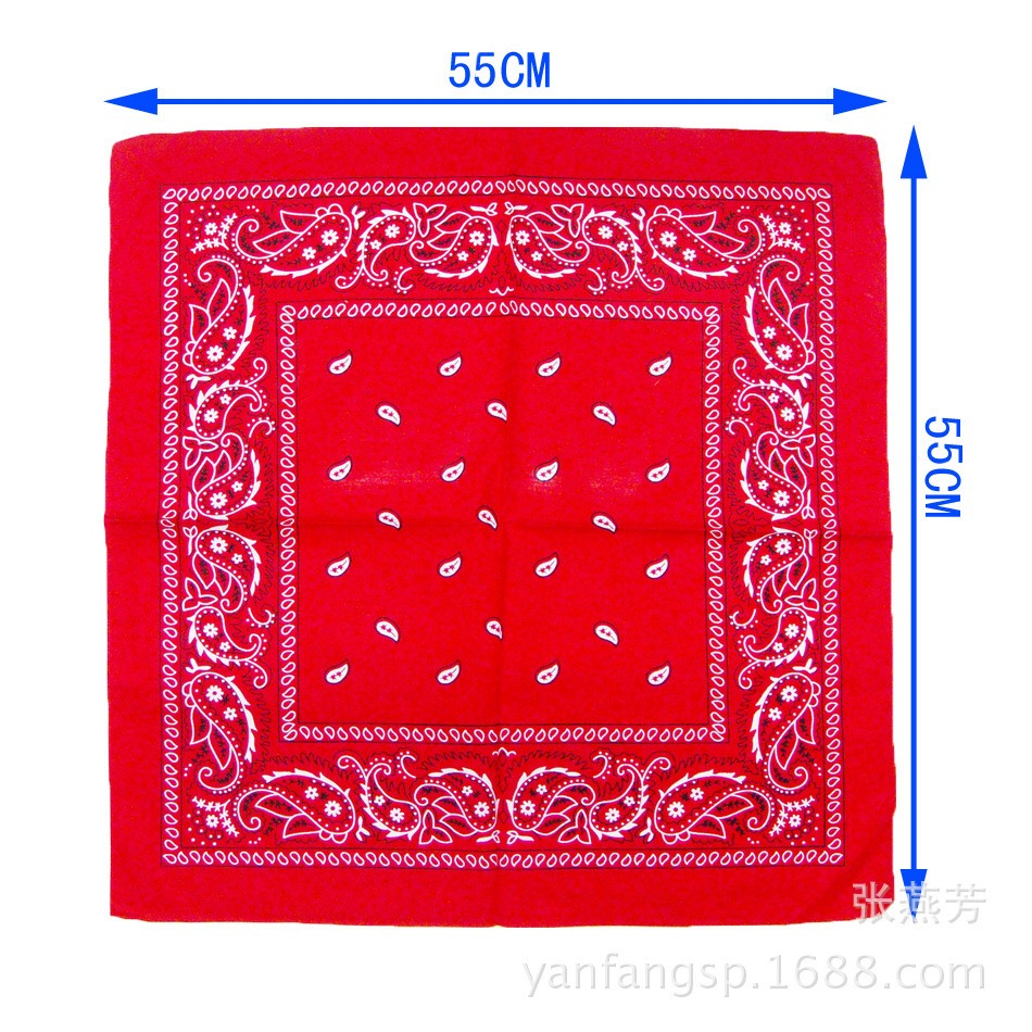 Khăn bandana Khăn hiphop đa năng cotton size 55x55cm - Mã CO531 The Collar Box