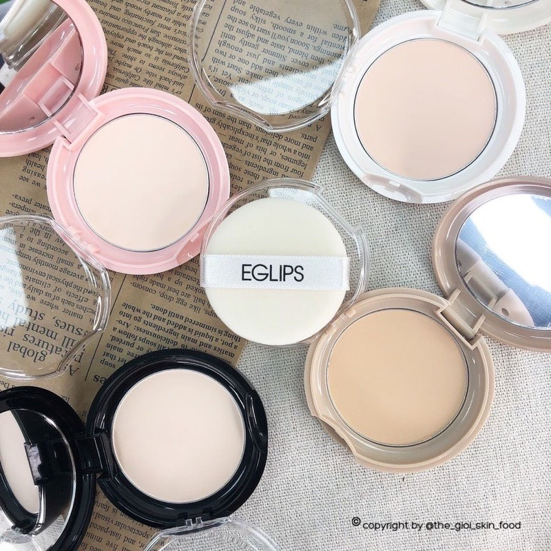 Măng tây baby - Phấn Phủ Nén EGLIPS Powder Pact  kiềm dầu siêu mịn